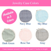 Bow Jewelry or Makeup Travel Case