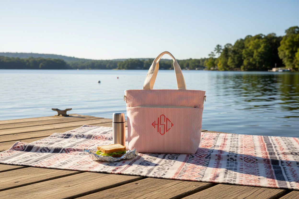 Lunch for Two Cooler at the lake