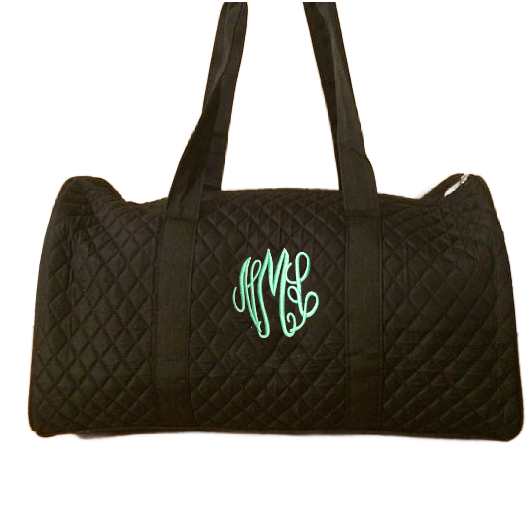 SAMPLE - Quilted Duffle Bag - only initials listed