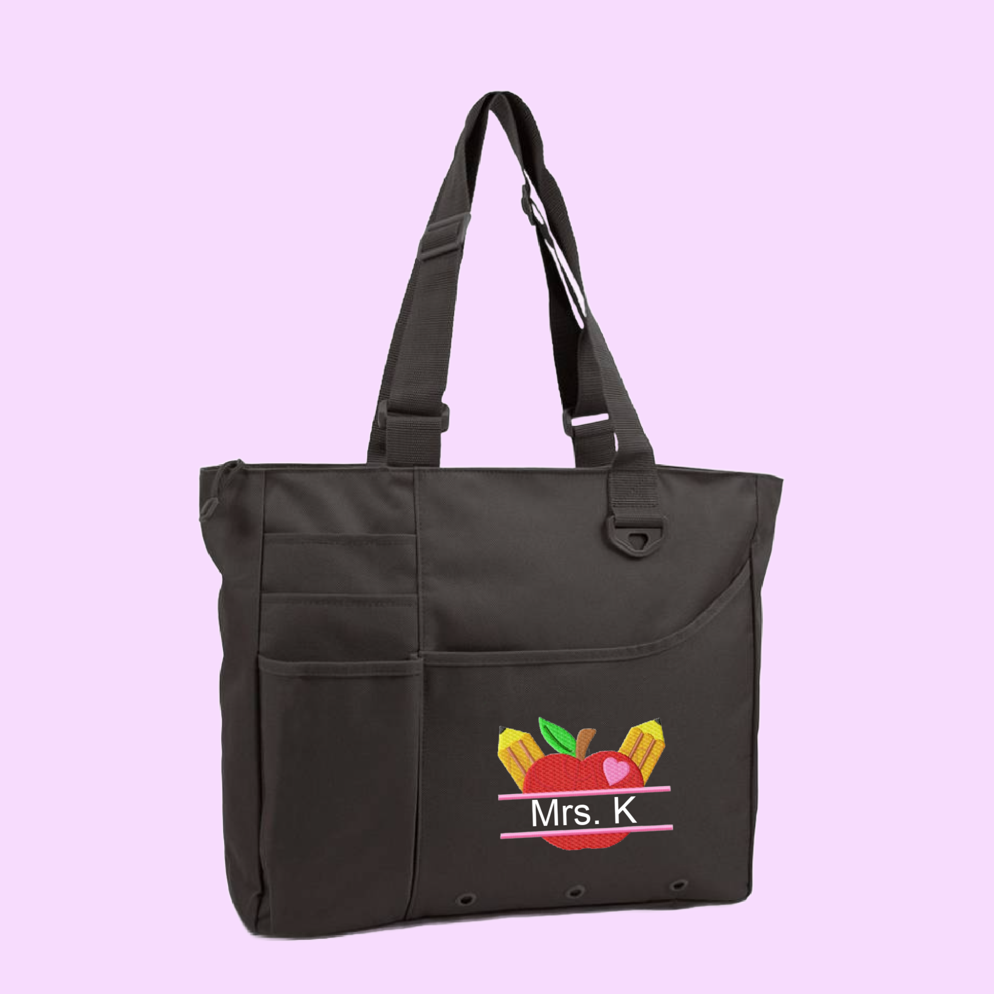 Educator Book Bag with Apple Design