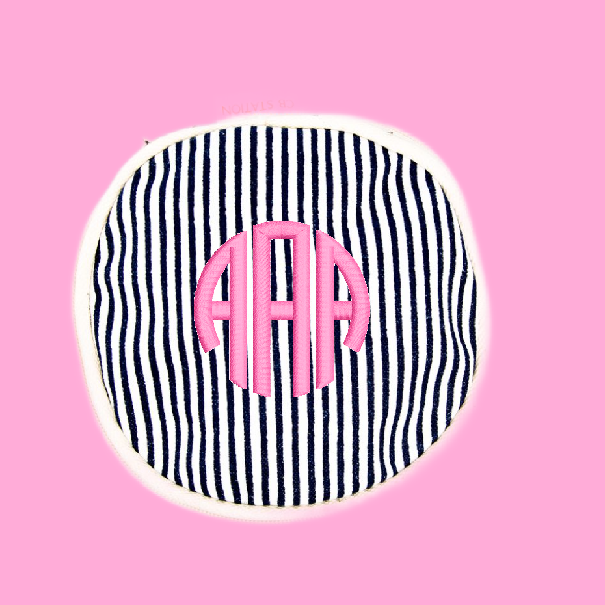 Monogrammed Jewelry Travel Case