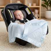 Satin Trimmed Baby Blanket