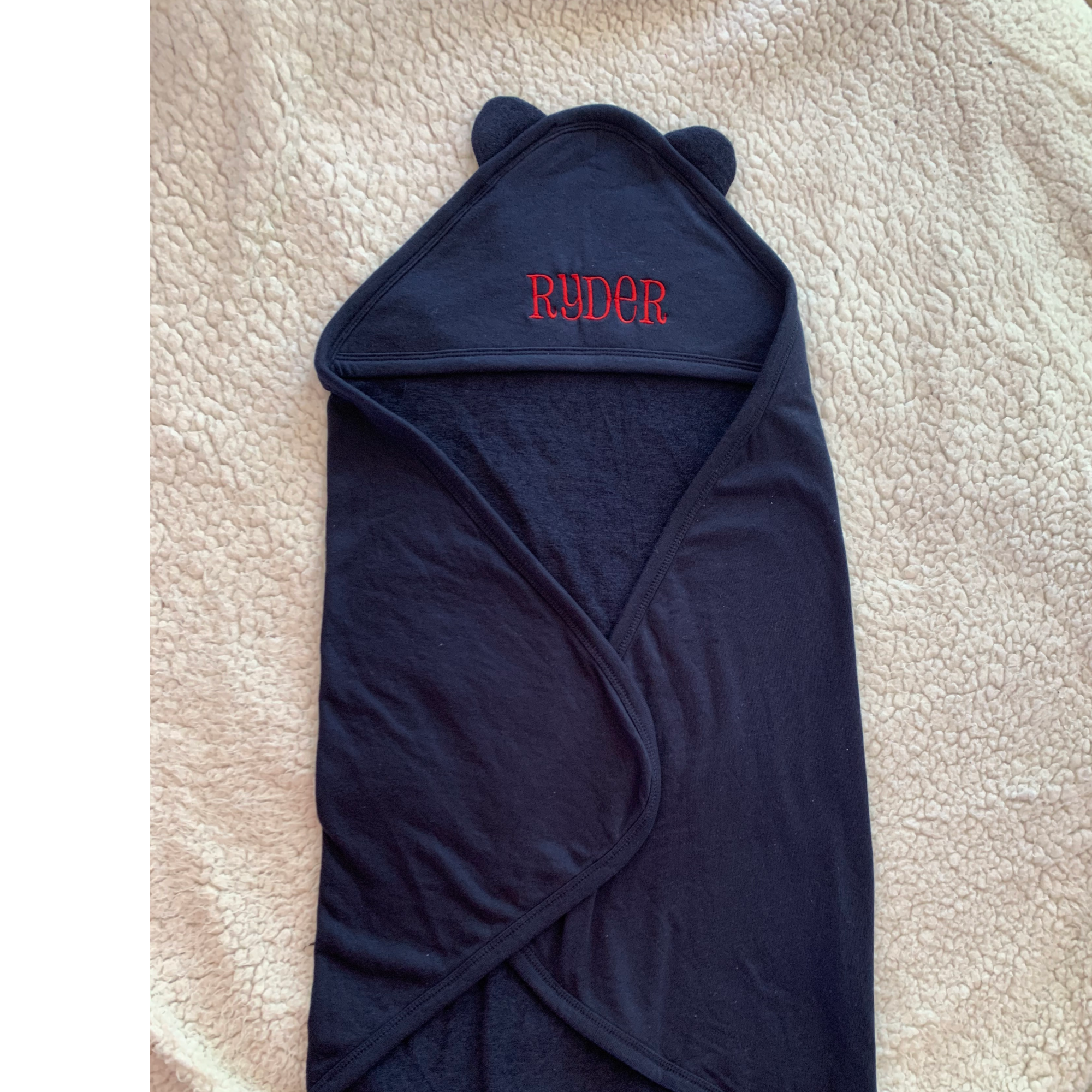 Hooded Baby Towel With Ears