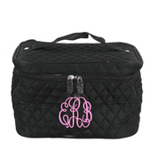 Quilted Monogram Train Case