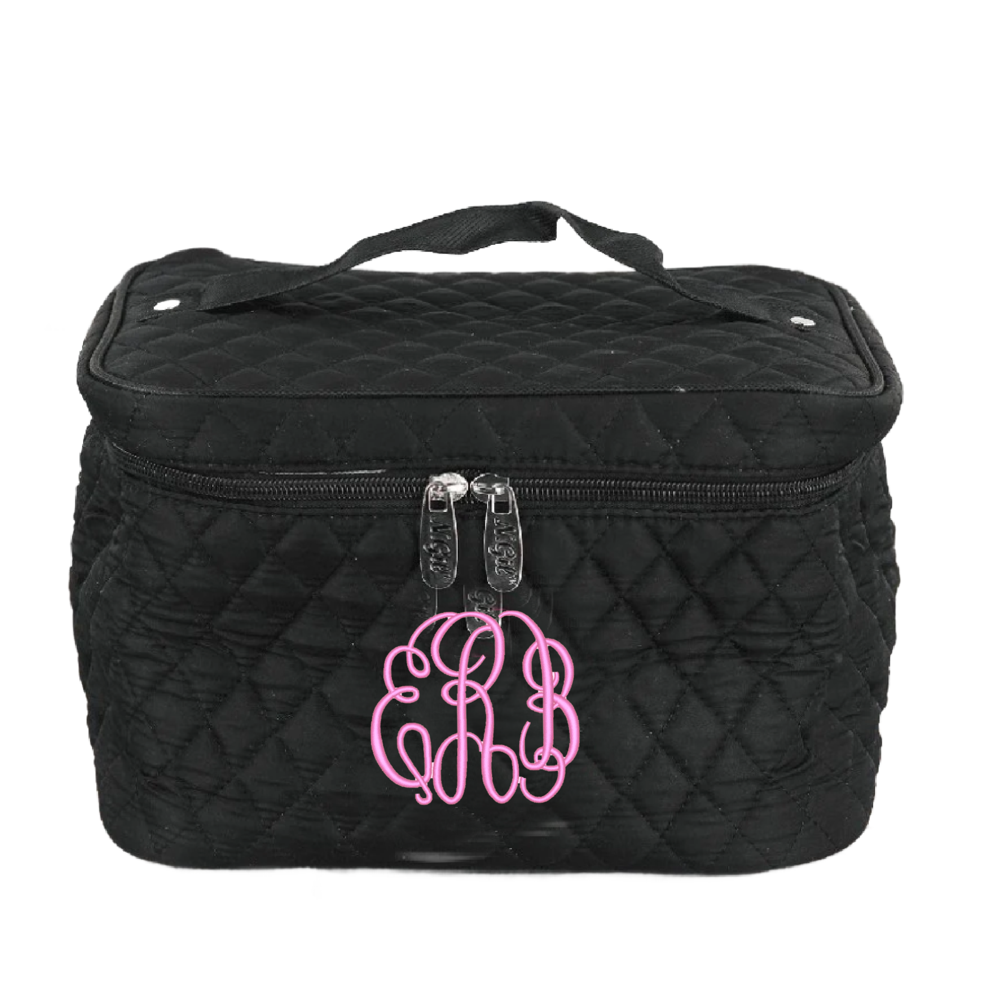 Quilted Monogram Train Case